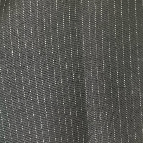Black subtle pinstripe slacks - Picture 2 of 4